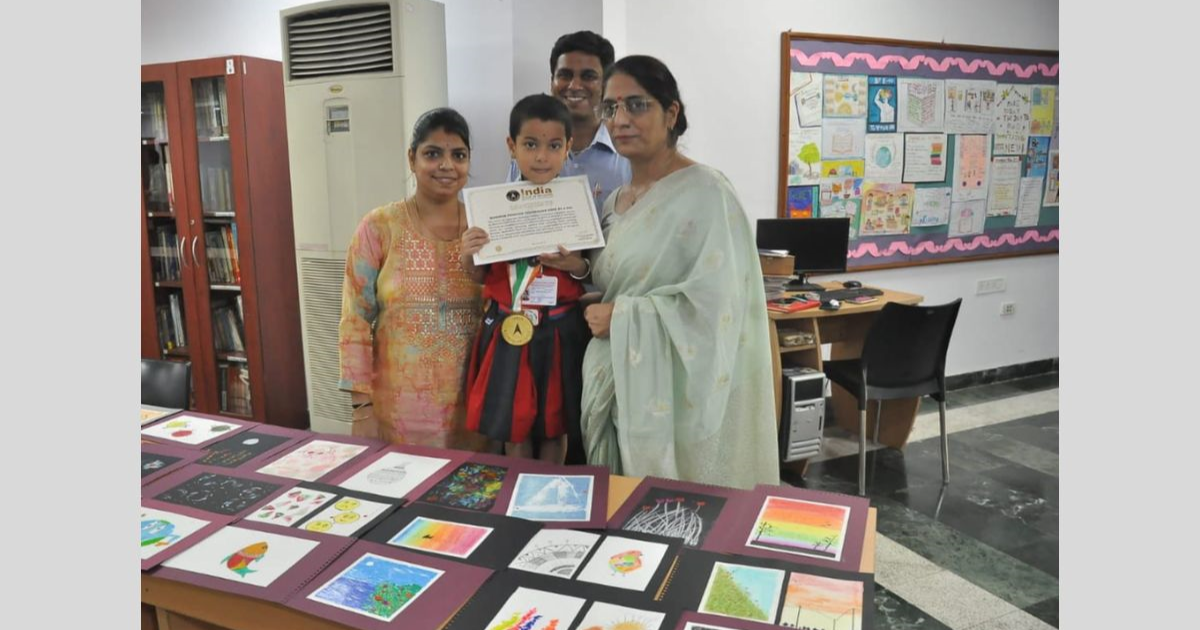 Pride of AM/NS International School: Meera Vasan's Outstanding Achievement Lands Her in India Book of Records!